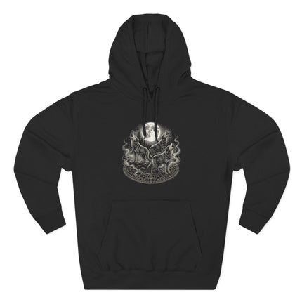 Wolf Moon Howling Wolves Graphic Hoodie - Canine Spirit