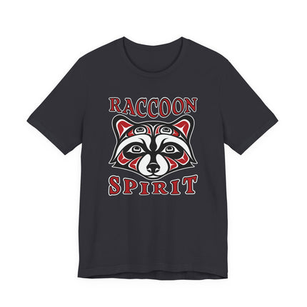 Raccoon Spirit Tribal T-Shirt | Native American Style Animal Tee | Spirit