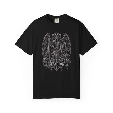Abaddon T-Shirt | Winged Demon and Gothic Apocalyptic Art