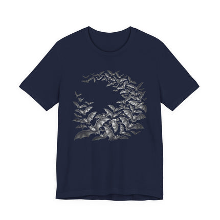 Gothic Bat Swarm T-Shirt | Flying Bats Graphic Tee