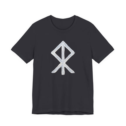 Courage Bind Rune Symbol T-Shirt | Norse Elder Futhark Magic Viking Warrior Tee