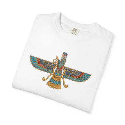Faravahar Ancient Persian Symbol T-Shirt | Zoroastrianism Graphic Tee