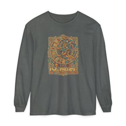 Ix Chel Maya Goddess Long Sleeve T-Shirt | Mesoamerican Graphic Tee