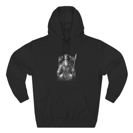 Odin Allfather Norse Mythology Hoodie | Viking God Ravens Spear Pullover Hoodie