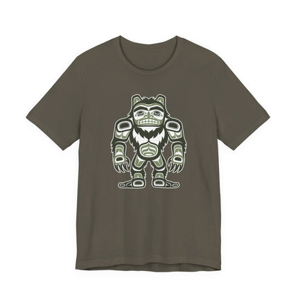 Bigfoot Sasquatch T-Shirt | Northwest Coast Indigenous Art Tee