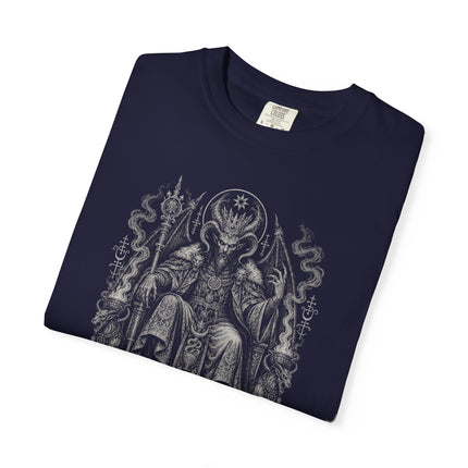 Asmodeus T-Shirt | Horned Demon on an Ornate Gothic Throne