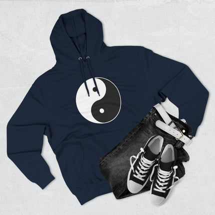 Yin Yang Zen Symbol Pullover Hoodie | Cosmic Balance Sweatshirt V1