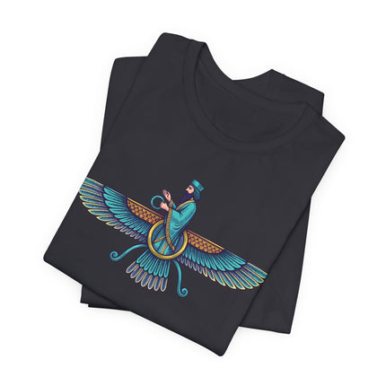 Persian Faravahar T-Shirt - Zoroastrian Symbol Graphic Tee