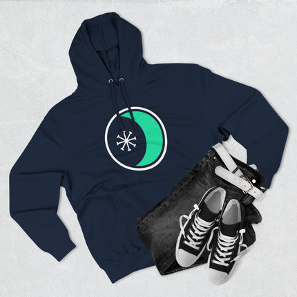 Seax Wicca Moon & Star Symbol Hoodie | Witchcraft Pagan Unisex Pullover Hoodie