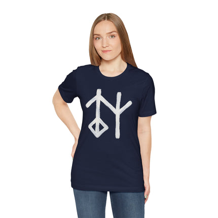 Wisdom Bind Rune T-Shirt | Norse Pagan Symbol Runic Graphic Tee