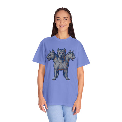 Cerberus Mosaic T-Shirt | Three-Headed Dog Greek Mythology Graphic Tee