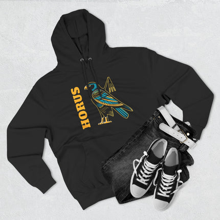 Horus Falcon Graphic Hoodie | Ancient Egyptian Mythology Unisex Pullover V3