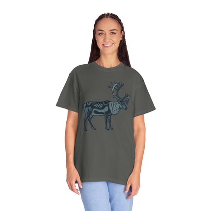 Inuit Inspired Caribou Symbol T-Shirt | Arctic Reindeer Graphic