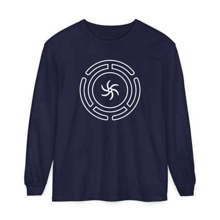 Hekate’s Wheel Long Sleeve T-Shirt | Greek Goddess Symbol Graphic Tee