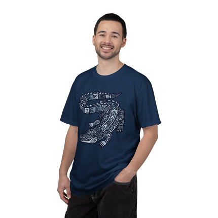 Mayan Crocodile T-Shirt | Tribal Indigenous Animal Graphic Tee