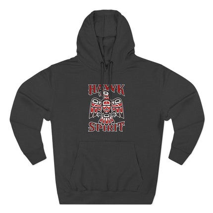 Hawk Spirit Native American Tribal Hawk Hoodie | Unisex Pullover Hoodie