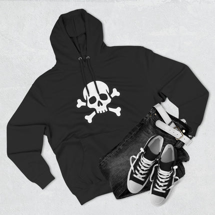 Skull & Crossbones Hoodie | Pirate Jolly Roger Graphic Unisex Pullover V1