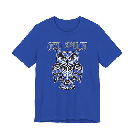 Owl Spirit Haida Formline Art T-Shirt | Indigenous Tribal Owl Tee | Spirit