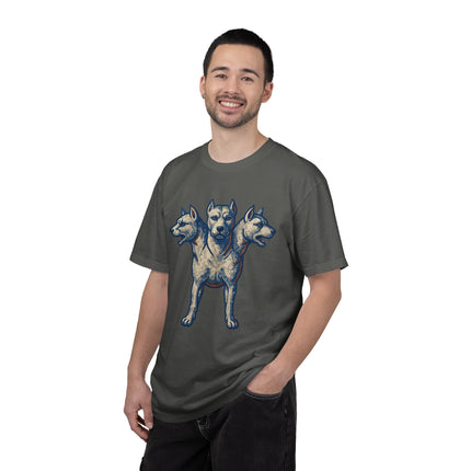 Cerberus Mosaic T-Shirt | Three-Headed Dog Greek Mythology Graphic Tee