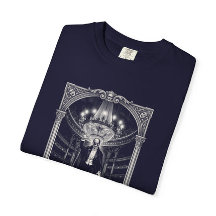 Phantom of the Opera T-Shirt | Gothic Theater and Chandelier Art
