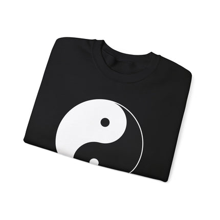 Yin Yang Symbol Sweatshirt | Harmony and Balance Graphic Unisex Pullover | V1