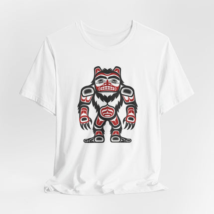 Bigfoot Sasquatch T-Shirt | Northwest Coast Indigenous Art Tee