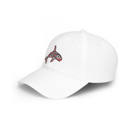 Formline Orca DTF Print Baseball Cap | Northwest Coast Culture Hat