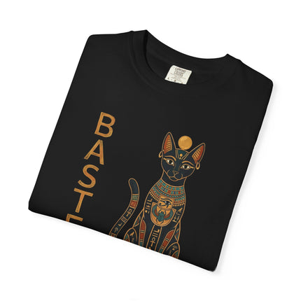 Bastet Egyptian Cat Goddess T-Shirt | Ancient Art Graphic Comfort Colors Tee