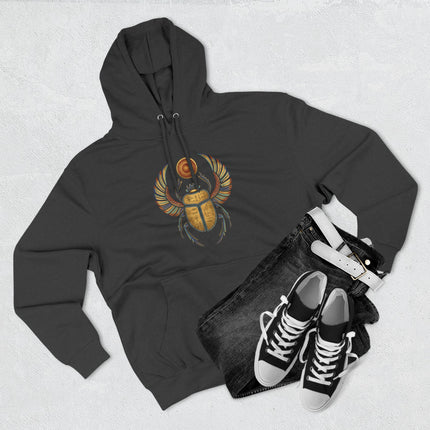 Khepri Scarab Egyptian Mythology Hoodie | Sun God Pullover Hoodie