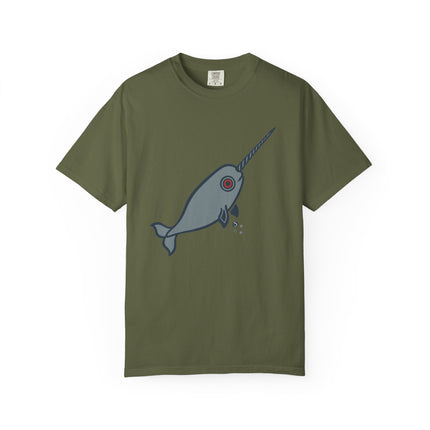 Inuit Inspired Narwhal T-Shirt | Arctic Ocean Animal Graphic Tee