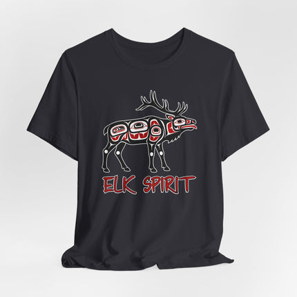 Elk Spirit Native American Formline Art Wildlife T-Shirt | Spirit