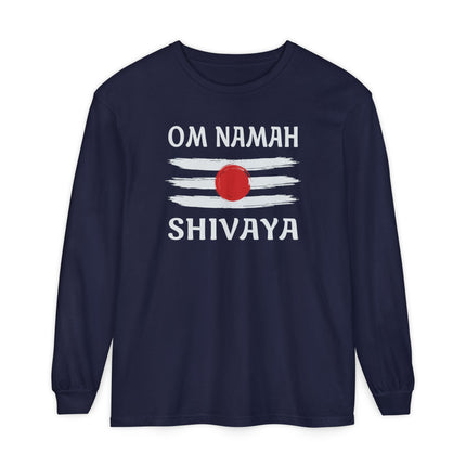 Tripundra Shiva Symbol Long Sleeve T-Shirt | Om Namah Shivaya