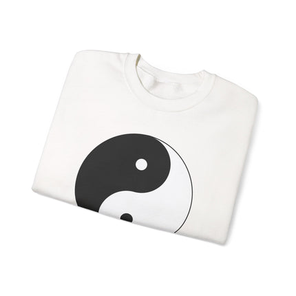 Yin Yang Symbol Sweatshirt | Harmony and Balance Graphic Unisex Pullover | V1