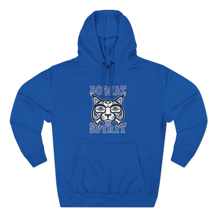 Bobcat Spirit Formline Art Hoodie | Pacific Northwest Indigenous Pullover Hoodie