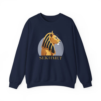 Sekhmet Ancient Egyptian Lion Goddess graphic print sweatshirt pullover.