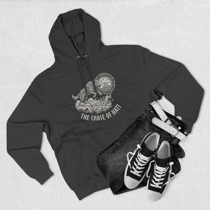 Chase of Hati Norse Mythology Hoodie | Mythical Beast Tattoo Graphic