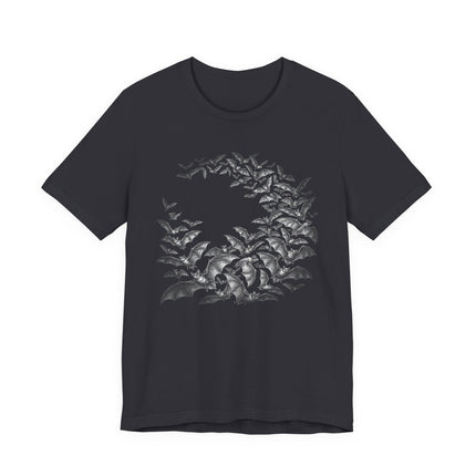 Gothic Bat Swarm T-Shirt | Flying Bats Graphic Tee
