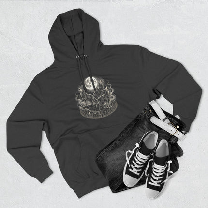 Wolf Moon Howling Wolves Graphic Hoodie - Canine Spirit