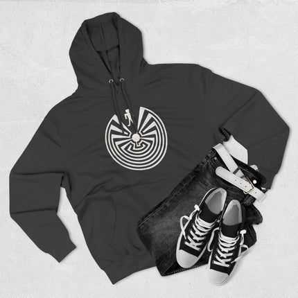 Man in the Maze Hoodie | Native American Tohono O'odham Symbol Pullover Hoodie