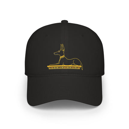 Anubis God DTF Print Baseball Cap | Ancient Egyptian Mythology Hat
