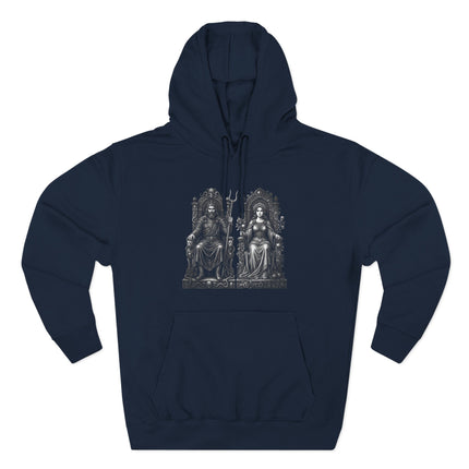 Hades & Persephone Underworld King Queen Throne Hoodie | Greek Mythology Hoodie