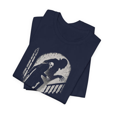 Nosferatu T-Shirt | Gothic Vampire Shadow and Staircase Graphic Tee