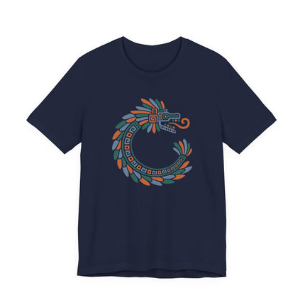 Aztec Feathered Serpent T-Shirt | Quetzalcoatl-Inspired Design Tee