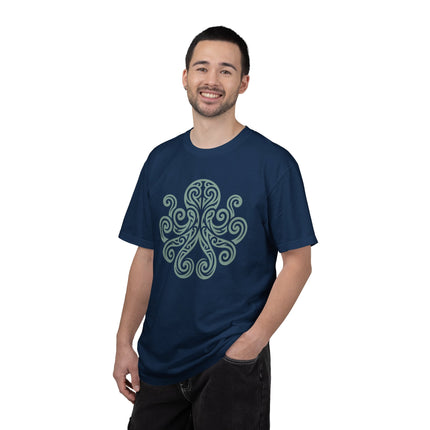 Tribal Octopus T-Shirt | Celtic Swirl Kraken Graphic Tee | Comfort Colors