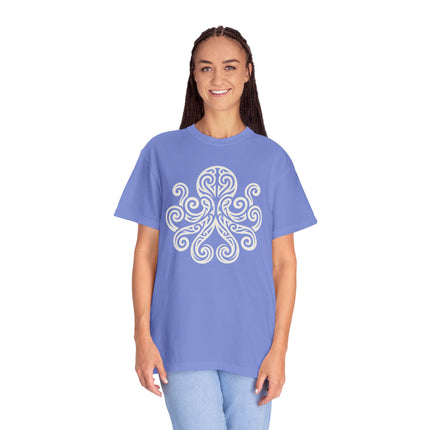 Tribal Octopus T-Shirt | Celtic Swirl Kraken Graphic Tee | Comfort Colors