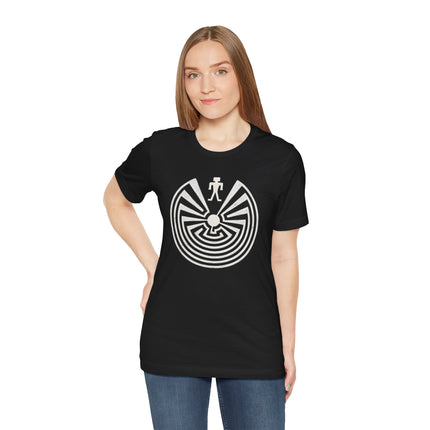 Hopi Man in the Maze Native American Symbol T-Shirt | Indigenous Graphic Tee
