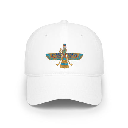 Faravahar DTF Print Baseball Cap | Ancient Iranian Art Zoroastrian Hat