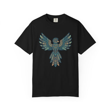 Mayan Aztec Geometric Tribal Eagle Spirit Animal T-Shirt | Comfort Colors