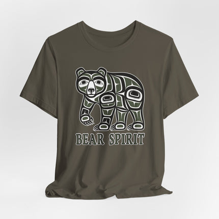 Native American Bear Spirit T-Shirt | Formline Art Indigenous Tee | Spirit