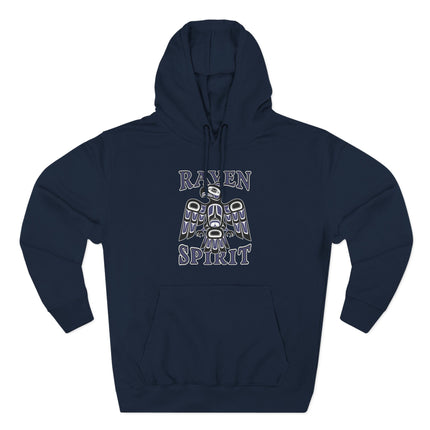Raven Spirit Hoodie | Pacific Northwest Indigenous Native Art Pullover Hoodie